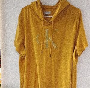 Calvin Klein Golden Yellow Hooded Top